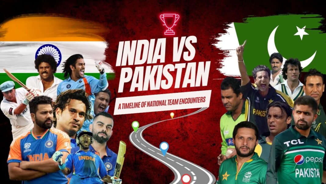 India National Cricket Team vs Pakistan National Cricket Team Timeline -  worldsportupdate